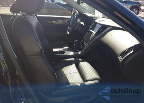 2015 Infiniti Q50 Hybrid Premium/Sport z USA, uszkodzony, nr VIN JN1AV7AR4FM850455